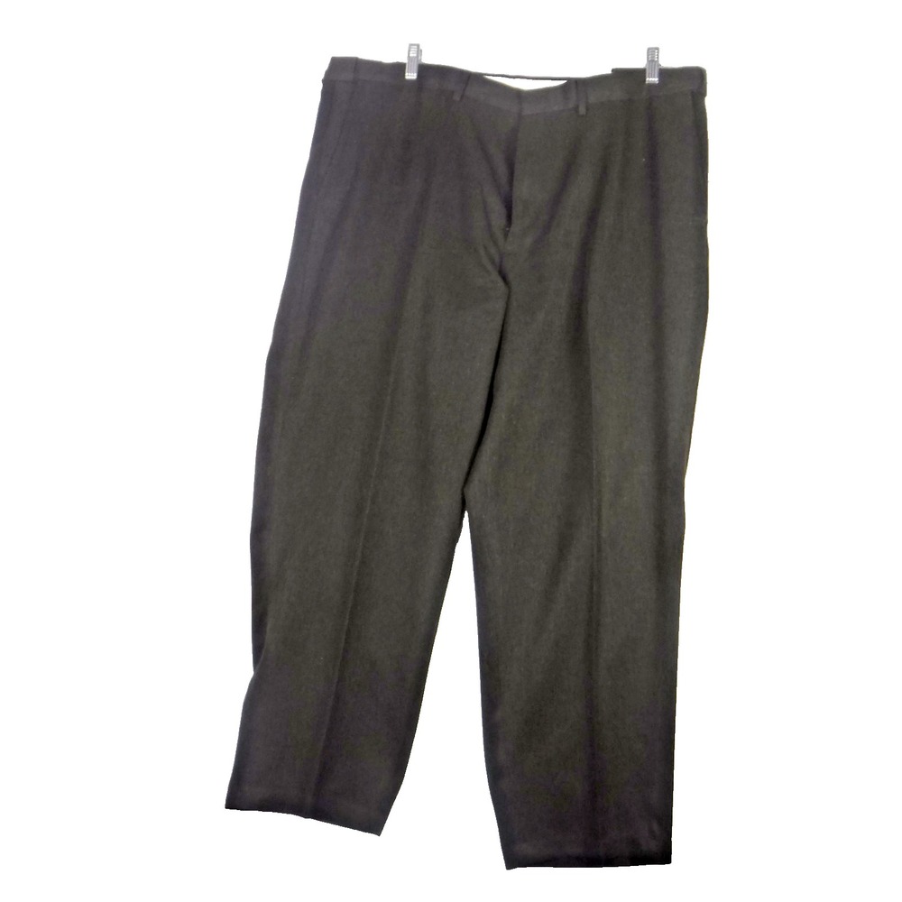Puritan Dress Pants‎ Mens Size 42X30 Brown High Rise Polyester Business Office